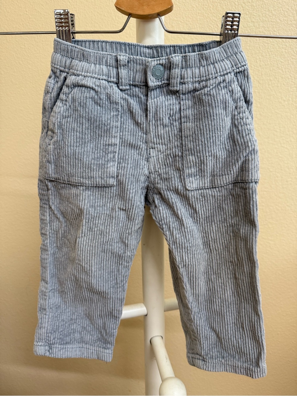 Zara Gray Corduroy Kids Pants